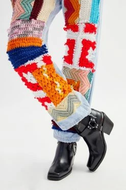 Best deal ✨ Women's Urban Renewal Remade Levi’s Blanket Patch Jean Indigo ✨ -Urban Renewal shop unnamed file 1002