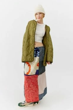 Promo ???? Women's Urban Renewal Parties Remade Tapestry Patchwork ???? Skirt Assorted ????