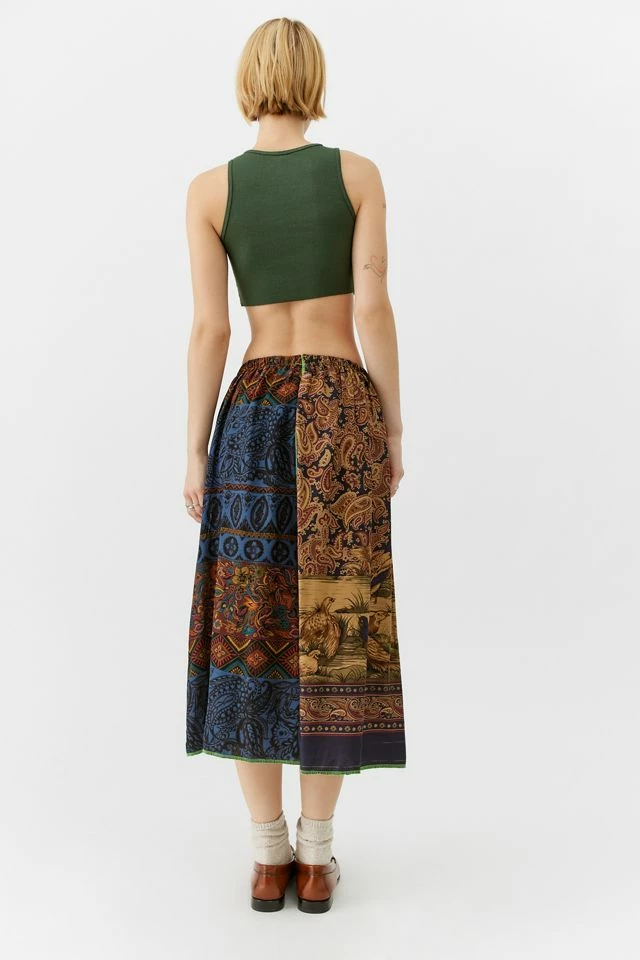 Urban Renewal Remade Dark Paisley Paneled Maxi Skirt Cheap ❤️ Women's Urban Renewal Remade Dark Paisley Paneled Maxi ???? Skirt Black ✨ -Urban Renewal shop unnamed file 1062