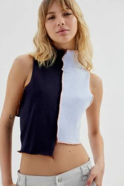 Deals 🌟 Women's Urban Renewal Remade Outseam Cropped Tank Top Cool ❤️