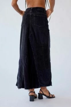 Cheapest ???? Women's Urban Renewal Remade Pieced Cord Maxi ???? Skirt Black ???? 4 Cheapest ???? Women's Urban Renewal Remade Pieced Cord Maxi ???? Skirt Black ???? -Urban Renewal shop unnamed file 1149