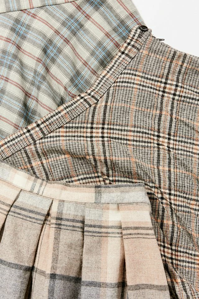Urban Renewal Vintage Plaid Pleated Mini Skirt Cheap ✔️ Women's Urban Renewal Vintage Plaid Pleated Mini ???? Skirt Grey ???? -Urban Renewal shop unnamed file 1192