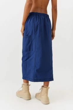 Coupon ???? Women's Urban Renewal Remnants Nylon Midi ???? Skirt Navy ???? 4 Coupon ???? Women's Urban Renewal Remnants Nylon Midi ???? Skirt Navy ???? -Urban Renewal shop unnamed file 1224