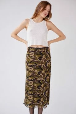Wholesale ⭐ Women's Urban Renewal Remnants Camo Mesh Maxi ???? Skirt Green ???? -Urban Renewal shop unnamed file 1228