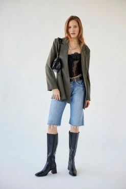 Cheapest โ Women's Urban Renewal Remade Levi's Slouchy Longline Denim Short Blue ๐