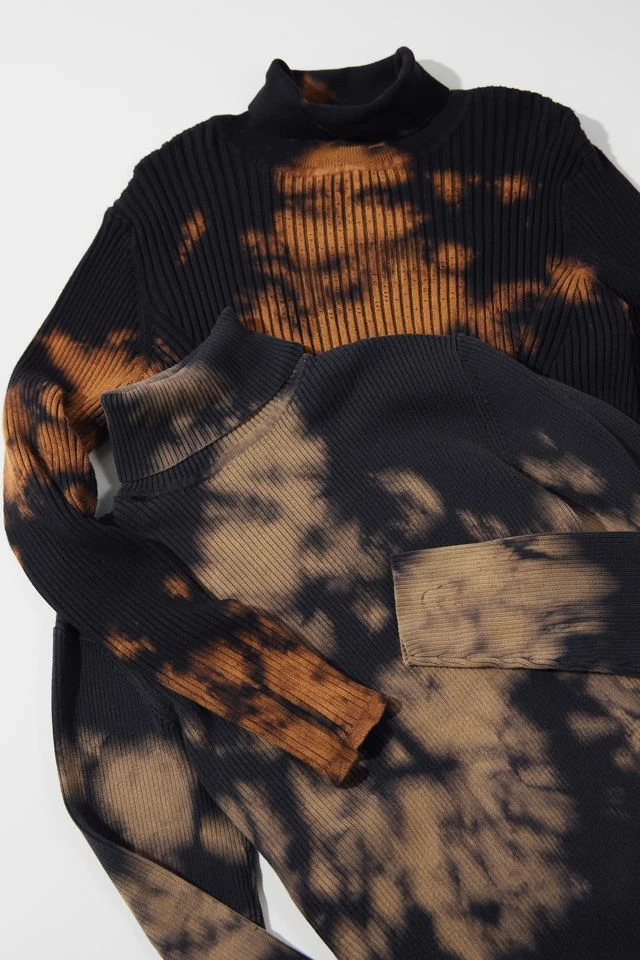 Urban Renewal Remade Bleach Splatter Ribbed Knit Top Top 10 ???? Women's Urban Renewal Remade Bleach Splatter Ribbed Knit Top Black ???? -Urban Renewal shop unnamed file 126