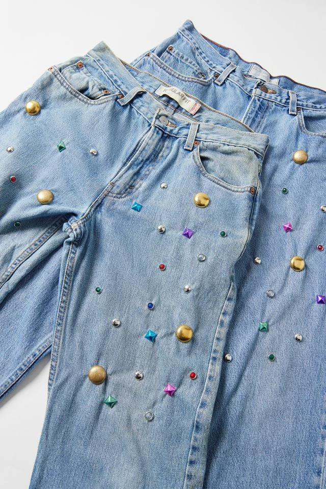 Urban Renewal Parties Remade Levi’s Jewel Studded Jean Best Sale ⭐ Women's Urban Renewal Parties Remade Levi’s Jewel Studded Jean Indigo ???? -Urban Renewal shop unnamed file 1275