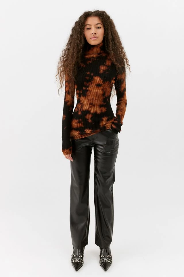 Urban Renewal Remade Bleach Splatter Ribbed Knit Top Top 10 ???? Women's Urban Renewal Remade Bleach Splatter Ribbed Knit Top Black ???? -Urban Renewal shop unnamed file 128