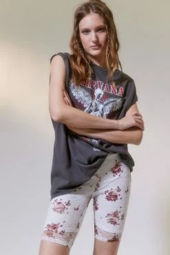 Wholesale ⌛ Women's Urban Renewal Remnants Lace Bike Short White ????