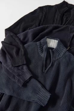 Hot Sale ???? Women's Urban Renewal Vintage Quarter-Zip Sweater Black ✔️ -Urban Renewal shop unnamed file 131