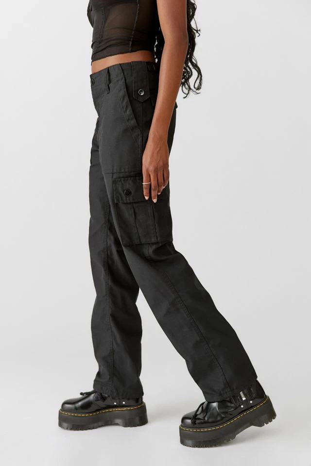 Best Pirce 🛒 Women's Urban Renewal Vintage Low-Rise Cargo Pant Black 😉 - Image 4