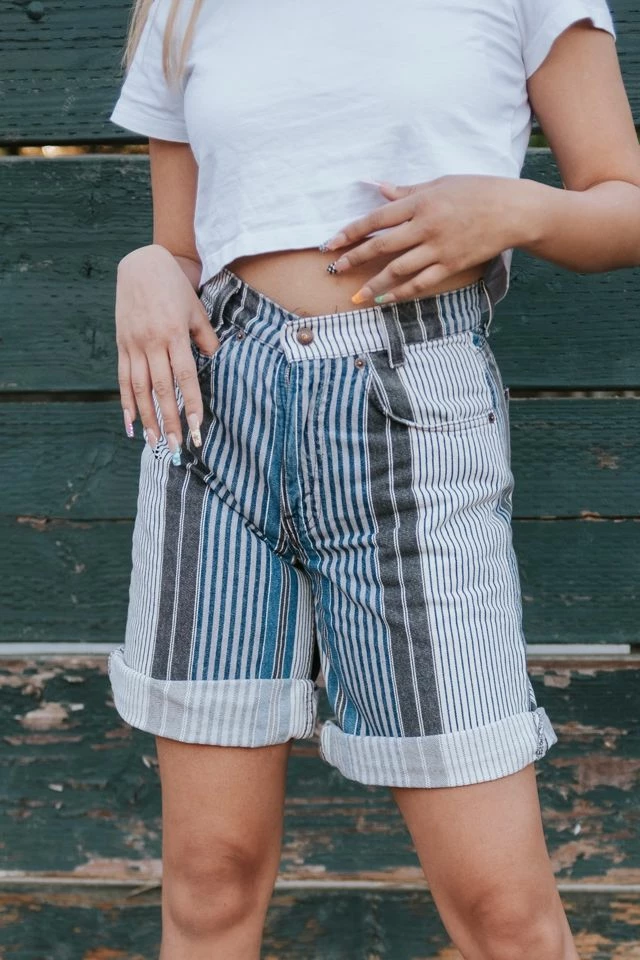 Vintage Levi's 580 Striped Denim Capris Deals ???? Women's Vintage Levi's 580 Striped Denim Capris Indigo ???? -Urban Renewal shop unnamed file 1365