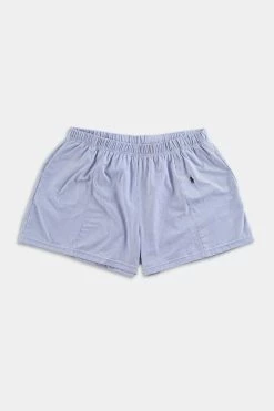 Brand new ???? Polo Ralph Lauren ???? Women's Frankie Collective Rework Polo Oxford Mini Boxer Shorts 050 Sky ????