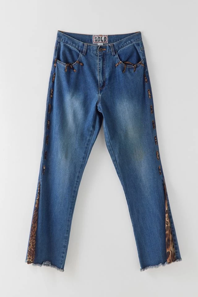 Vintage Cheetah Laced Jean Best Sale ❤️ Urban Renewal ???? Women's Vintage Cheetah Laced Jean Assorted ???? -Urban Renewal shop unnamed file 1395