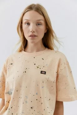 Budget ???? Women's Dickies X Urban Renewal Remade Painter Tee Light Orange ✨