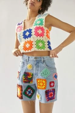 Coupon ⭐ Women's THE SERIES Granny Denim Short Assorted ????