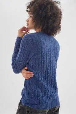 Flash Sale ???? Women's Urban Renewal Remade Two-Way Zip Cable Knit Sweater Blue ✨ 4 Flash Sale ???? Women's Urban Renewal Remade Two-Way Zip Cable Knit Sweater Blue ✨ -Urban Renewal shop unnamed file 146