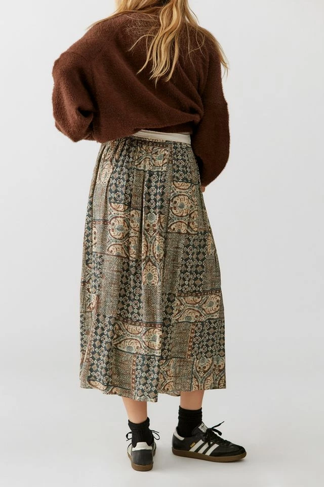Urban Renewal Remade Floral Paisley Midi Skirt Cheapest ✔️ Women's Urban Renewal Remade Floral Paisley Midi ???? Skirt Neutral ???? -Urban Renewal shop unnamed file 1461