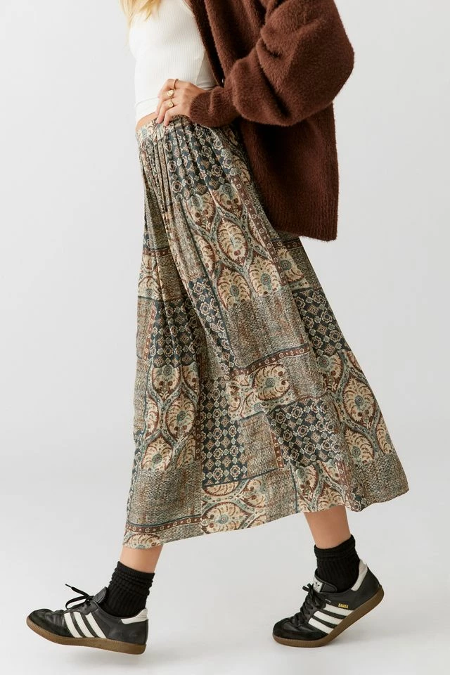 Urban Renewal Remade Floral Paisley Midi Skirt Cheapest ✔️ Women's Urban Renewal Remade Floral Paisley Midi ???? Skirt Neutral ???? -Urban Renewal shop unnamed file 1463