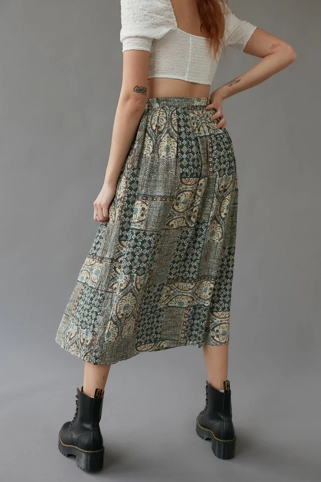 Urban Renewal Remade Floral Paisley Midi Skirt Cheapest ✔️ Women's Urban Renewal Remade Floral Paisley Midi ???? Skirt Neutral ???? -Urban Renewal shop unnamed file 1464