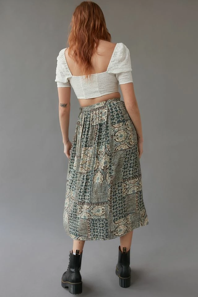 Urban Renewal Remade Floral Paisley Midi Skirt Cheapest ✔️ Women's Urban Renewal Remade Floral Paisley Midi ???? Skirt Neutral ???? -Urban Renewal shop unnamed file 1465