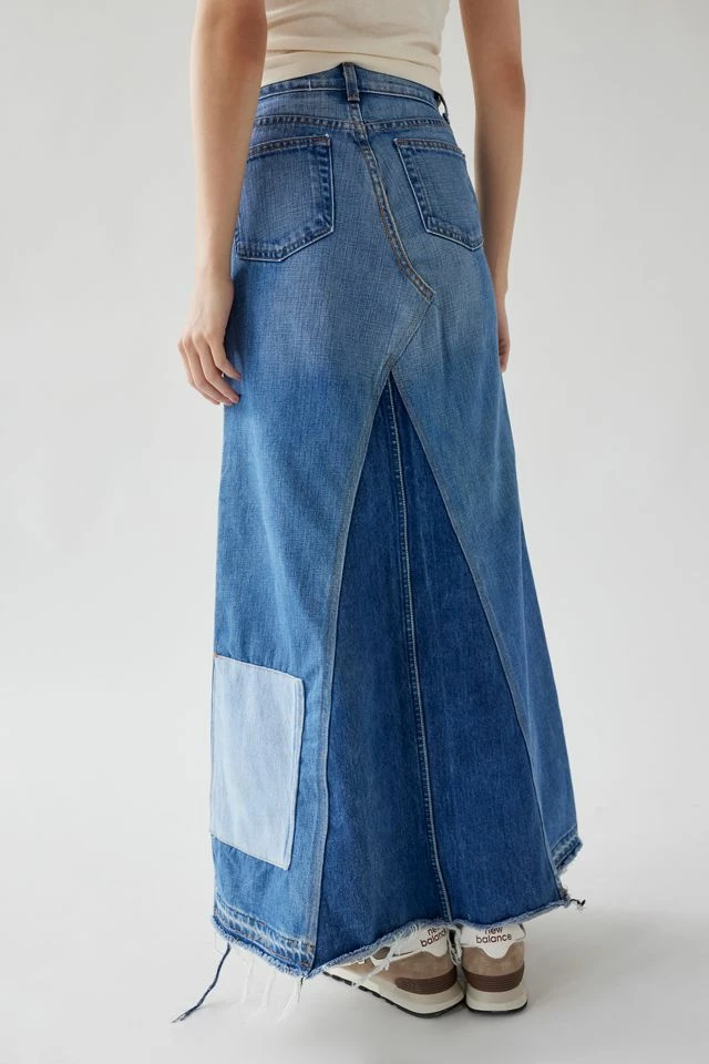 Urban Renewal Remade Pieced Denim Maxi Skirt Promo ???? Women's Urban Renewal Remade Pieced Denim Maxi ???? Skirt Indigo ???? -Urban Renewal shop unnamed file 1472