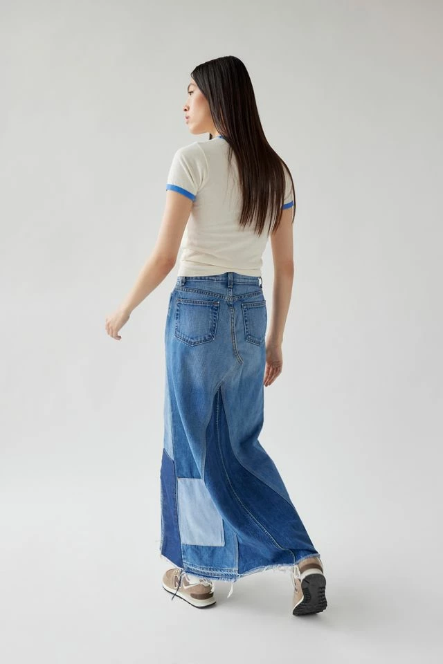 Urban Renewal Remade Pieced Denim Maxi Skirt Promo ???? Women's Urban Renewal Remade Pieced Denim Maxi ???? Skirt Indigo ???? -Urban Renewal shop unnamed file 1474