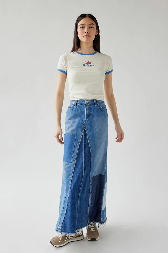 Urban Renewal Remade Pieced Denim Maxi Skirt Promo ???? Women's Urban Renewal Remade Pieced Denim Maxi ???? Skirt Indigo ???? -Urban Renewal shop unnamed file 1475