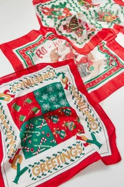Best Pirce ๐ Women's Urban Renewal Vintage Holiday Print Bandana Assorted ๐