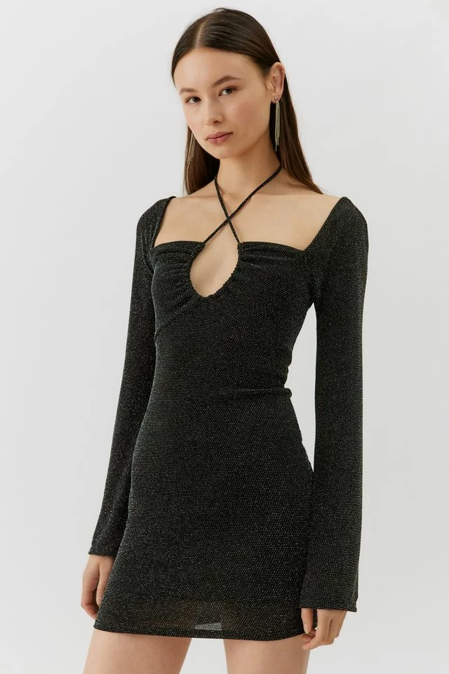 Best Pirce ???? Women's Urban Renewal Parties Remnants Odessa Tie Bodycon Mini ???? Dress Black ???? 3 Best Pirce ???? Women's Urban Renewal Parties Remnants Odessa Tie Bodycon Mini ???? Dress Black ????