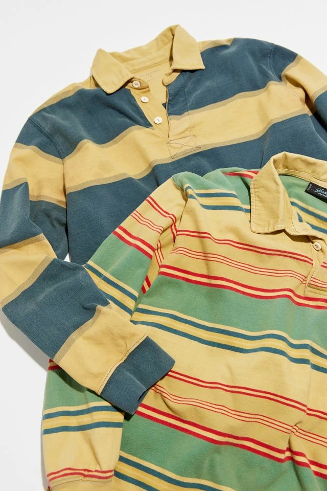 Urban Renewal Remade Overdyed Rugby Shirt Brand new ???? Women's Urban Renewal Remade Overdyed Rugby ???? Shirt Green ⭐ -Urban Renewal shop unnamed file 202
