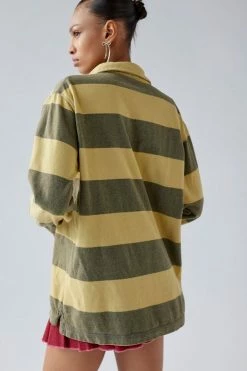 Brand new ???? Women's Urban Renewal Remade Overdyed Rugby ???? Shirt Green ⭐ 5 Brand new ???? Women's Urban Renewal Remade Overdyed Rugby ???? Shirt Green ⭐ -Urban Renewal shop unnamed file 204