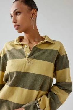 Brand new ???? Women's Urban Renewal Remade Overdyed Rugby ???? Shirt Green ⭐ 6 Brand new ???? Women's Urban Renewal Remade Overdyed Rugby ???? Shirt Green ⭐ -Urban Renewal shop unnamed file 205