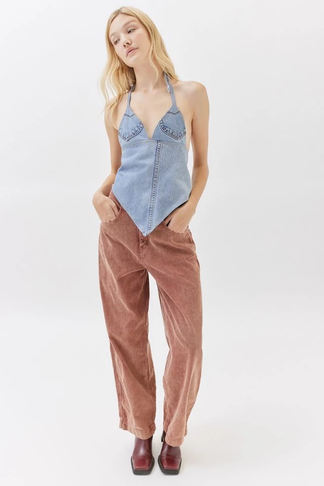 Urban Renewal Remade Denim Tie Halter Top Coupon ???? Women's Urban Renewal Remade Denim Tie Halter Top Indigo ???? -Urban Renewal shop unnamed file 217