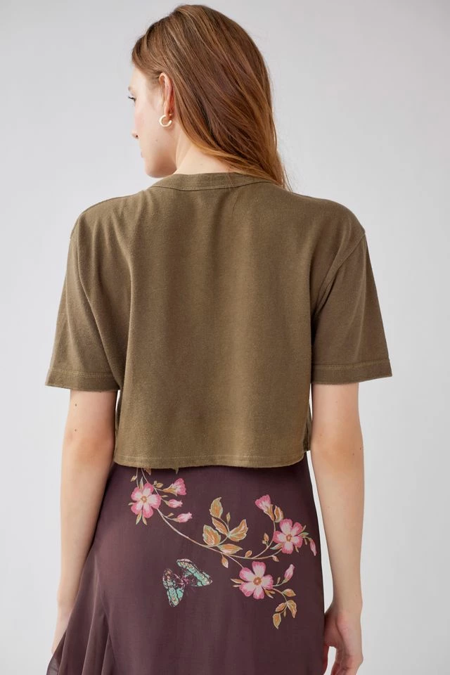 Urban Renewal Parties Remade Rhinestone Chain Cropped Surplus Tee New ???? Women's Urban Renewal Parties Remade Rhinestone Chain Cropped Surplus Tee Green ???? -Urban Renewal shop unnamed file 231