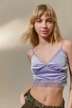 Wholesale ???? Women's Urban Renewal Parties Remnants Agatha Velvet Lace Trim Cami Purple ???? 5 Wholesale ???? Women's Urban Renewal Parties Remnants Agatha Velvet Lace Trim Cami Purple ???? -Urban Renewal shop unnamed file 245