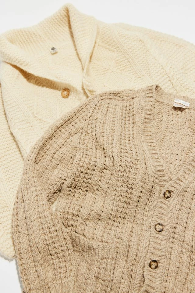 Urban Renewal Vintage Fisherman Cardigan Best Sale ???? Women's Urban Renewal Vintage Fisherman Cardigan Cream ???? -Urban Renewal shop unnamed file 274
