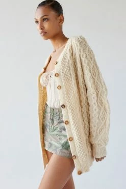 Best Sale ???? Women's Urban Renewal Vintage Fisherman Cardigan Cream ???? 6 Best Sale ???? Women's Urban Renewal Vintage Fisherman Cardigan Cream ???? -Urban Renewal shop unnamed file 277