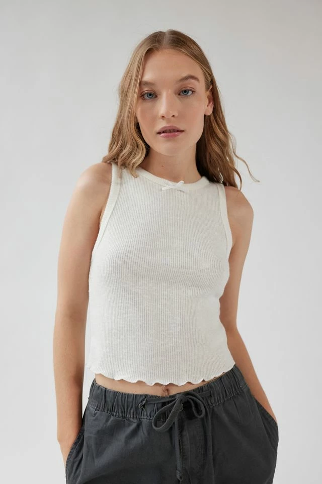 Urban Renewal Remnants Knit Bow Tank Top Cheap ???? Women's Urban Renewal Remnants Knit Bow Tank Top White ❤️ -Urban Renewal shop unnamed file 290