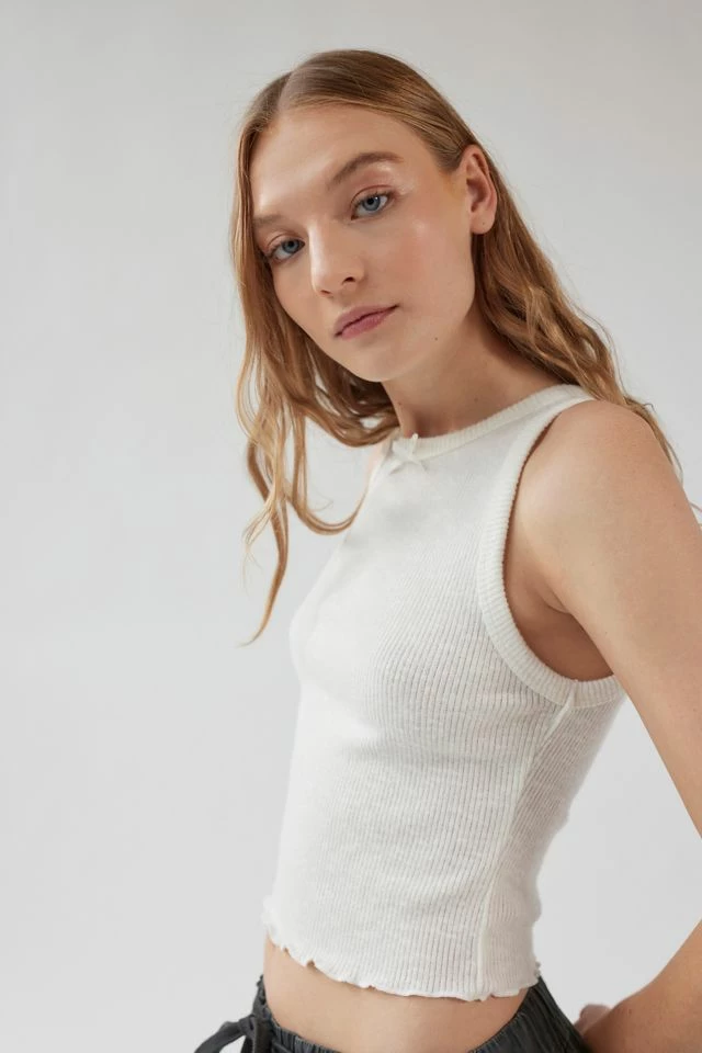 Urban Renewal Remnants Knit Bow Tank Top Cheap ???? Women's Urban Renewal Remnants Knit Bow Tank Top White ❤️ -Urban Renewal shop unnamed file 293