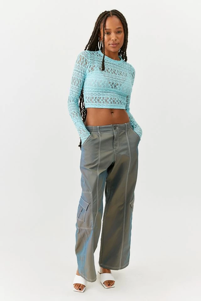 Urban Renewal Remnants Lace Long Sleeve Top Buy ✨ Women's Urban Renewal Remnants Lace Long Sleeve Top Blue ???? -Urban Renewal shop unnamed file 296