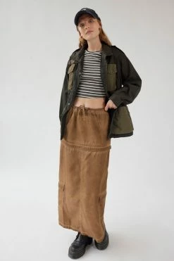 Top 10 ⌛ Women's Urban Renewal Remnants Striped Baby Tee White ???? -Urban Renewal shop unnamed file 317