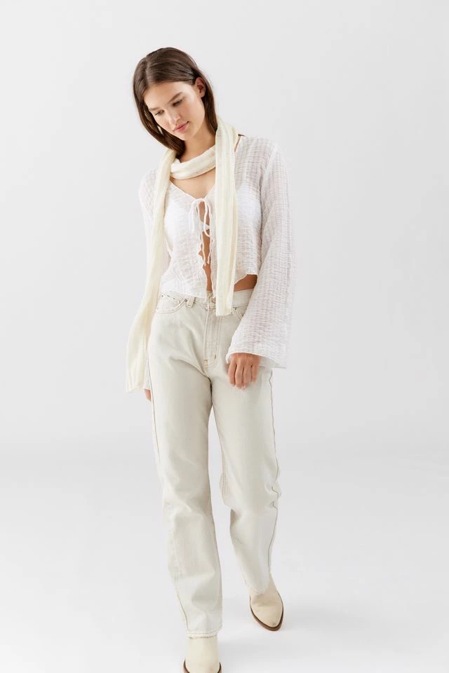 Urban Renewal Remnants Crepe Tie Front Top Outlet ❤️ Women's Urban Renewal Remnants Crepe Tie Front Top White ⌛ -Urban Renewal shop unnamed file 419