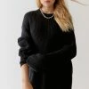 Wholesale 👍 Women's Urban Renewal Vintage Solid Oversized Sweater Black 🥰