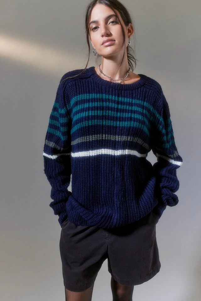 Urban Renewal Vintage Oversized Stripe Sweater Cheapest ???? Women's Urban Renewal Vintage Oversized Stripe Sweater Navy ✨ -Urban Renewal shop unnamed file 449