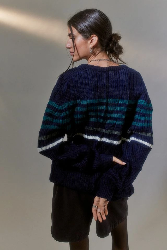 Urban Renewal Vintage Oversized Stripe Sweater Cheapest ???? Women's Urban Renewal Vintage Oversized Stripe Sweater Navy ✨ -Urban Renewal shop unnamed file 451