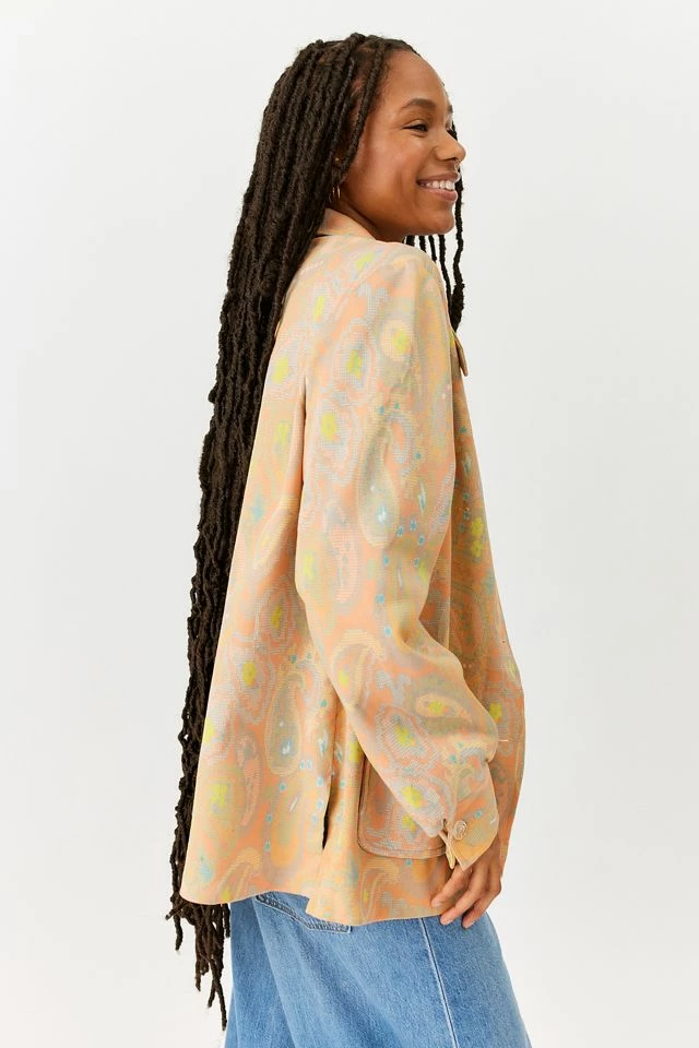 Urban Renewal Vintage ‘70s Printed Blouse Flash Sale ???? Women's Urban Renewal Vintage ‘70s Printed Blouse Red ???? -Urban Renewal shop unnamed file 477