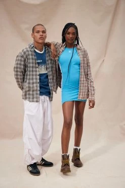 Promo ???? Women's Urban Renewal Remade Acid Wash Flannel ???? Shirt Neutral ???? -Urban Renewal shop unnamed file 569