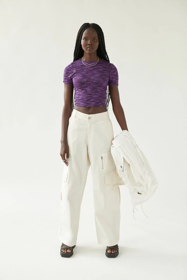 Urban Renewal Remnants Space Dye Baby Tee Coupon ???? Women's Urban Renewal Remnants Space Dye Baby Tee Purple ???? -Urban Renewal shop unnamed file 581