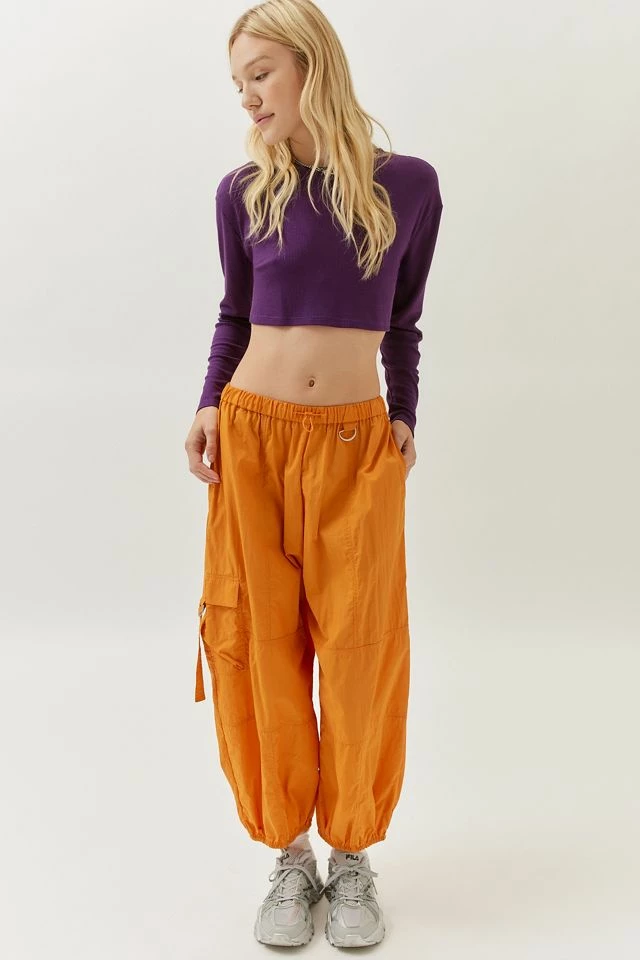 Urban Renewal Remnants Cropped Thermal Long Sleeve Top Coupon ???? Women's Urban Renewal Remnants Cropped Thermal Long Sleeve Top Purple ???? -Urban Renewal shop unnamed file 59